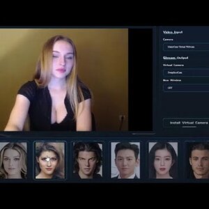 How to change your face on Video call look like a  celebrity /or  choosing any picture