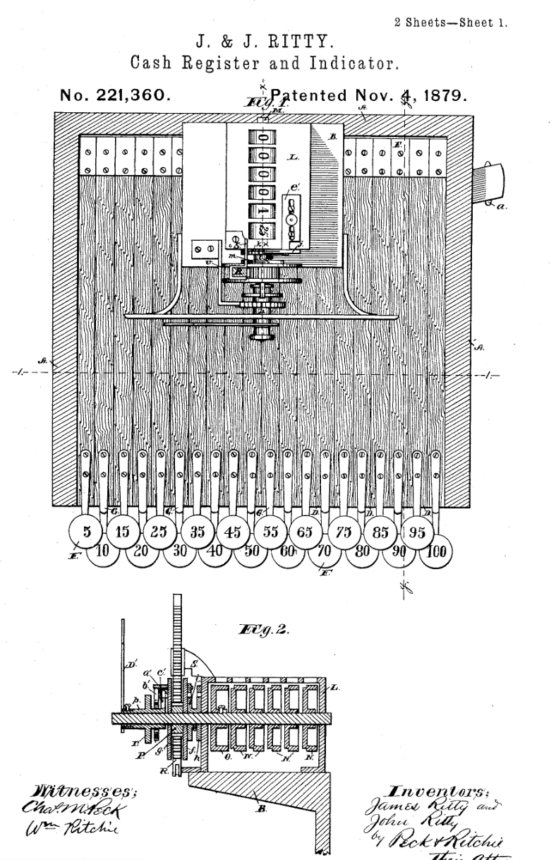 Схема изобретения Ритти, представленная в патенте. Ссылка на патент4