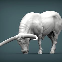 Texas Longhorn 3D print model
