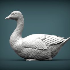 snow goose 3D print model