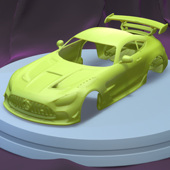 MERCEDES BENZ AMG GT 2021 (1/24) кузов автомобиля с печатью