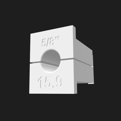 Трубный блок для каркасного строительства - 5/8 дюйма 15,9 мм