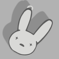 Брелок Bad Bunny / Bad Bunny Keychein