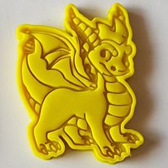 Little dragon cookie cutter