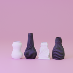 3D-печатная минималистичная ваза для цветов 3D-печатная модель