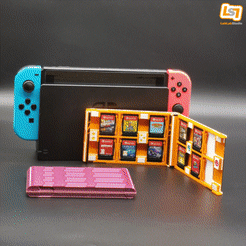 Стильные коробки для хранения игровых картриджей Nintendo SWITCH (от 8 до 18 слотов)